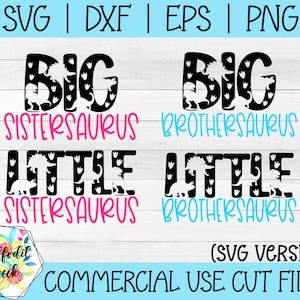 Hermano Saurus SVG / Dinosaurio SVG / Hermana Saurus SVG