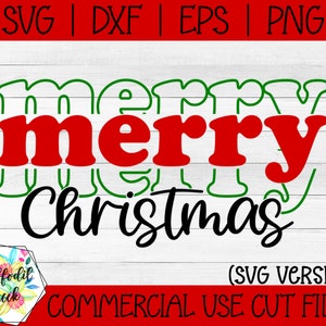 Vrolijk Kerstfeest SVG | Retro Kerst SVG | Kerstshirt voor dames