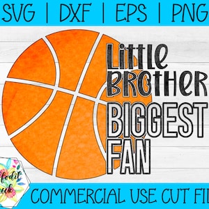 Basketbal SVG | Basketbal Brother SVG | Broertje Grootste Fan SVG
