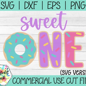 Süße SVG | Donut Geburtstag | Erster Geburtstag SVG