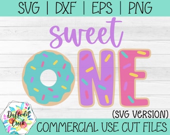Süße SVG | Donut Geburtstag | Erster Geburtstag SVG