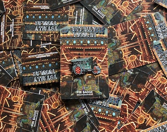 Steam Roller Traction Engine Fair Ground hard enamel pin badge
