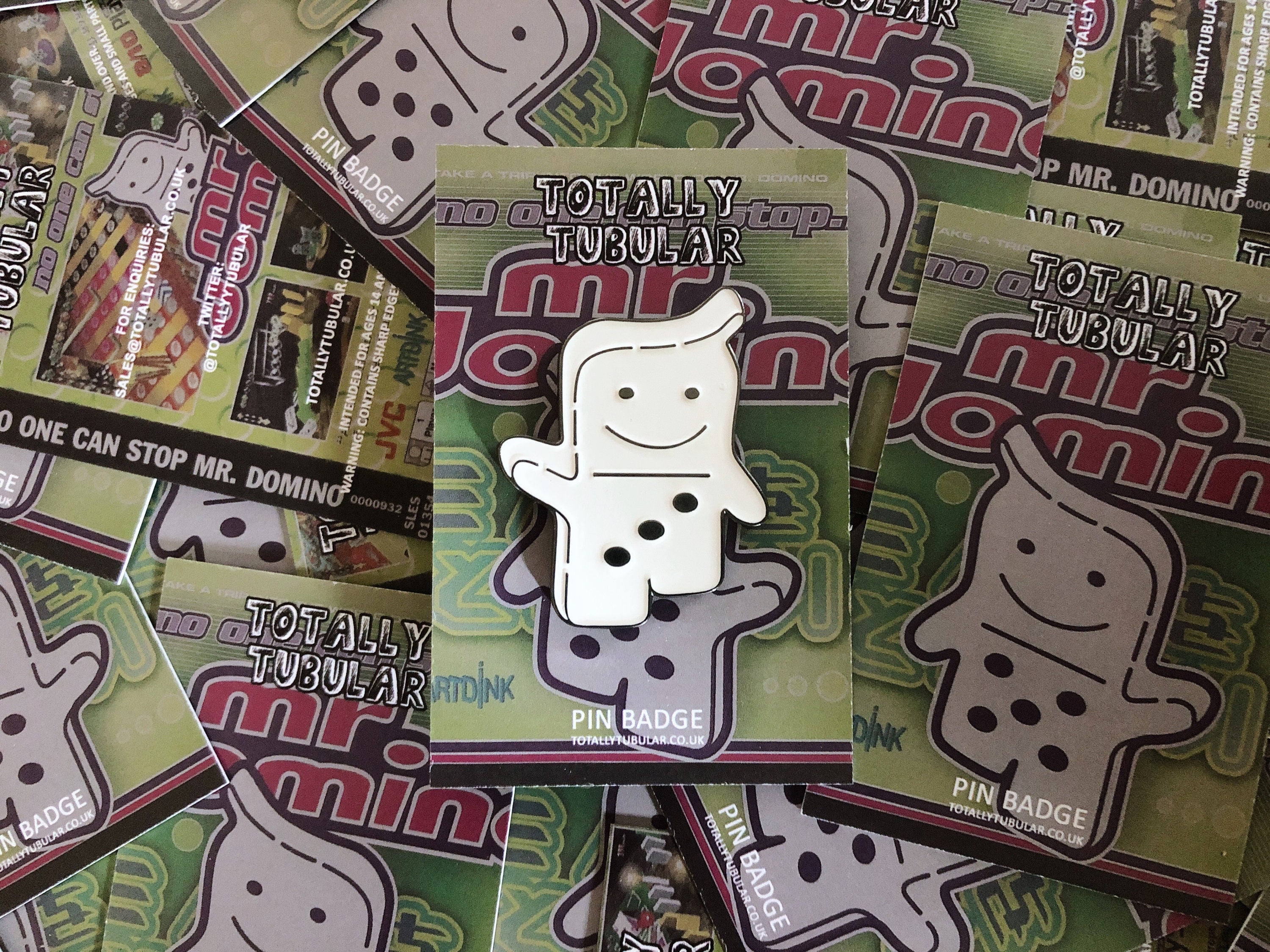 No One Can Stop MR. DOMINO Mr Domino enamel pin badge Etsy