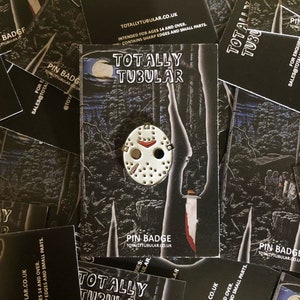 Friday The 13th smol Jason Mask enamel Pin Badge