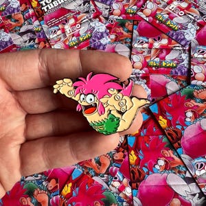 TOMBA! - Tomba Leaping enamel metal Pin Badge