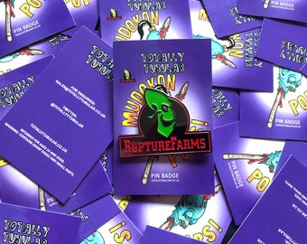 ODDWORLD: ABE&#39;S ODDYSEE - Rupture Farms ロゴ エナメルメタル ピンバッジ