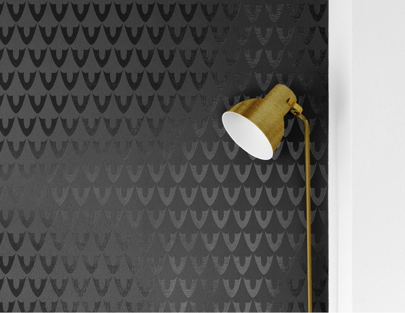 Armor Allover Geometric Wall Stencil
