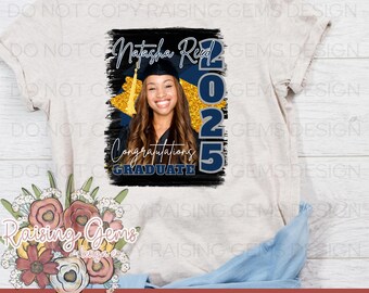 Custom Graduation Shirt design, Custom Photo Graduate Shirt, Family Graduation 2025 Shirt, Senior T-Shirt, Class of 2025 Shirt