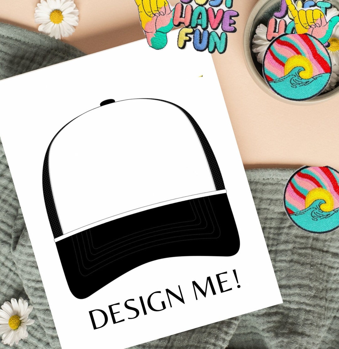Trucker Hat Design Patch Layout For Trucker Hat Bar PRINTABLE Etsy trucker-hat-design-patch-layout-for-trucker-hat-bar-printable-etsy
