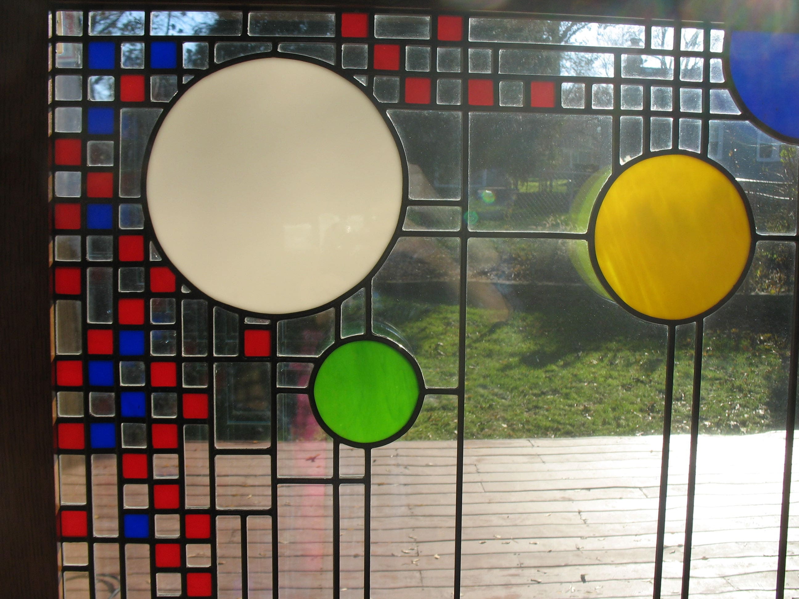 Prairie Style Stained Glass Window Etsy
