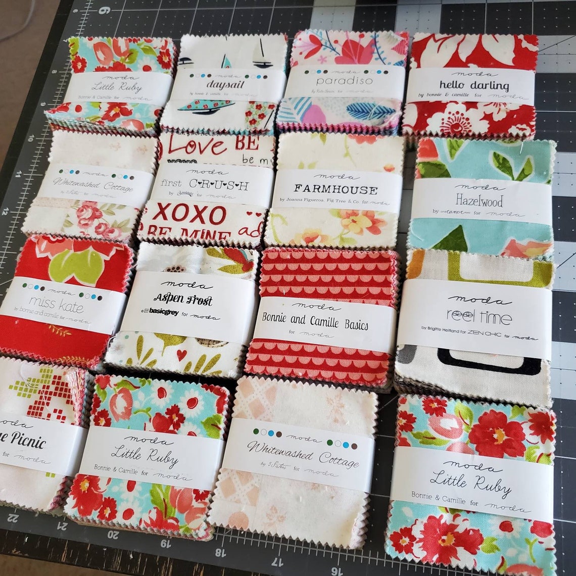 16 mini charm packs Etsy