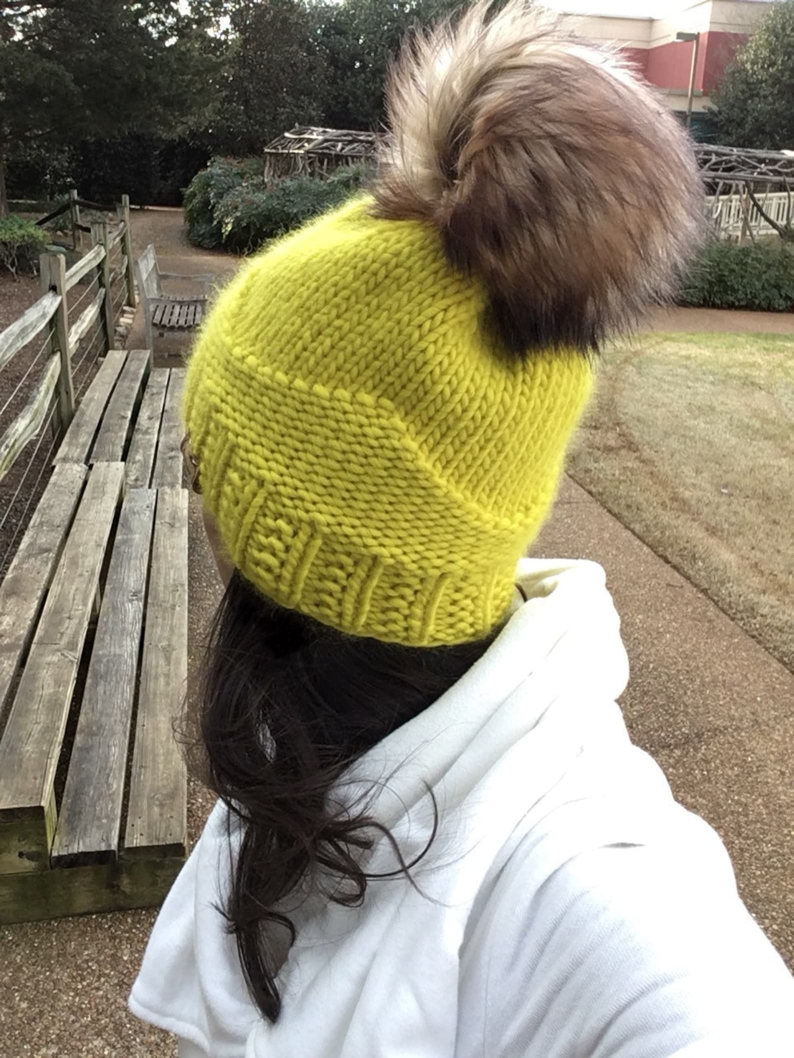 KNITTING PATTERN Slouchy Hat, Chunky Knit Beanie, Ski Hat the Crown