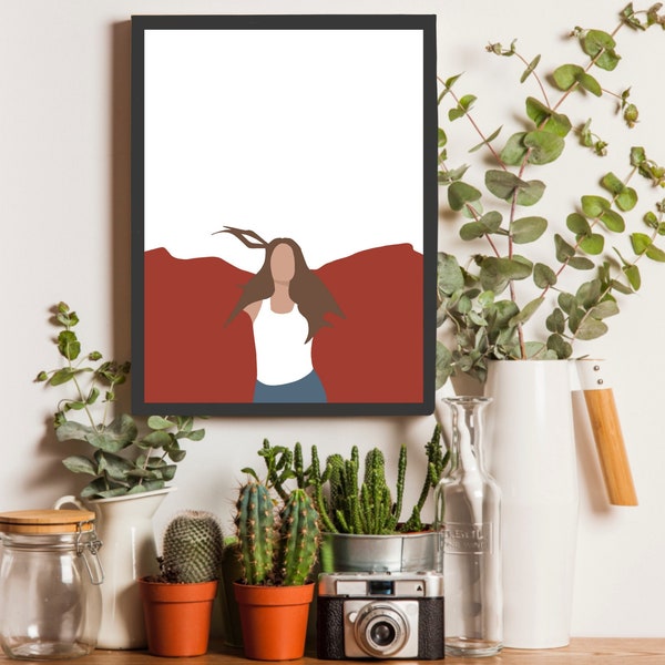 Printable Wall Art - MAGGIE ROGERS WHITE Print