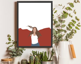 Printable Wall Art - MAGGIE ROGERS WHITE Print