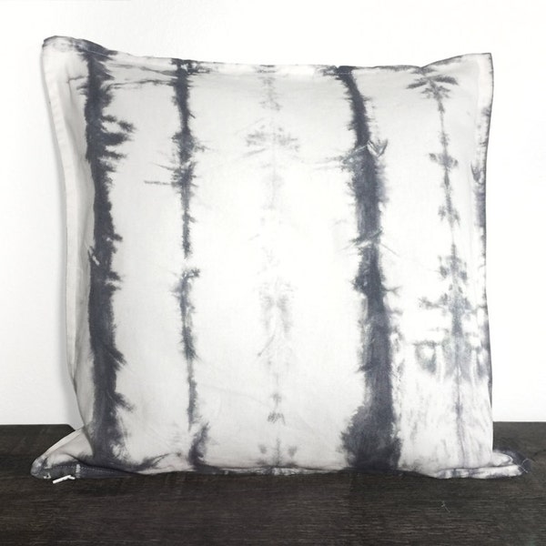 gray pillow, throw pillow cover, 20x20 pillow cover, grey pillow cover, tie dye, tye dye, bohemian, modern design, house warming gift, boho