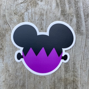 Mickey Frankenstein Halloween Inspired Sticker | Disney Boo to You | Planner Laptop Hydroflask Sticker | Not so Scary Halloween Party