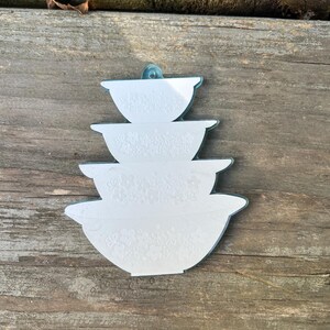 Pink Pyrex Gooseberry Ornament: Retro Christmas Tree Decor image 2