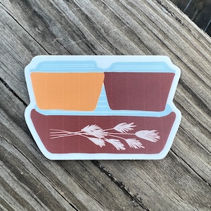 Pyrex Autumn Harvest Refrigerator Set Magnet  | Fridge Magnet | Retro Decor