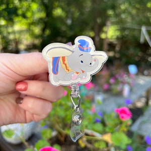 Dumbo Badge Reel | Dumbo the Elephant | Badge ID holder