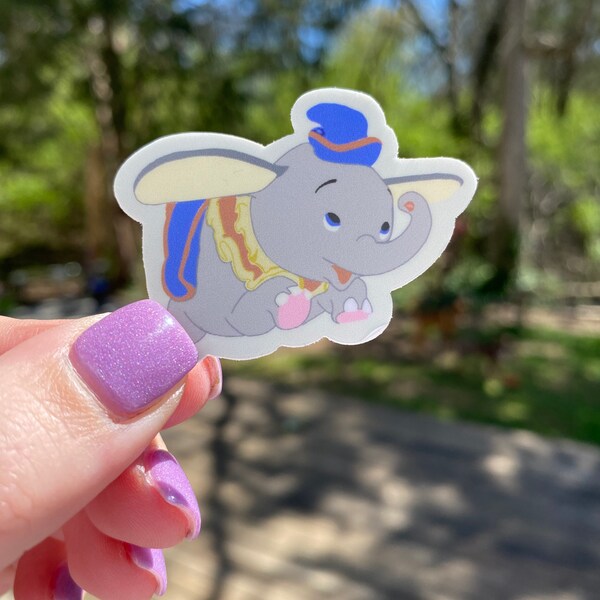 Dumbo the Flying Elephant Sticker | Disney Inspired Magic Kingdom | Planner Laptop Hydroflask Sticker | Fantasyland