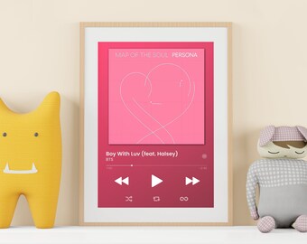 BTS - Boy With Luv | Digital Print Poster (16x20in) [JPG/PNG Only]
