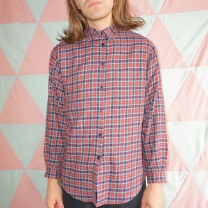 Vintage 90s Tulchan Grunge Plaid Checked Lumberjack Shirt