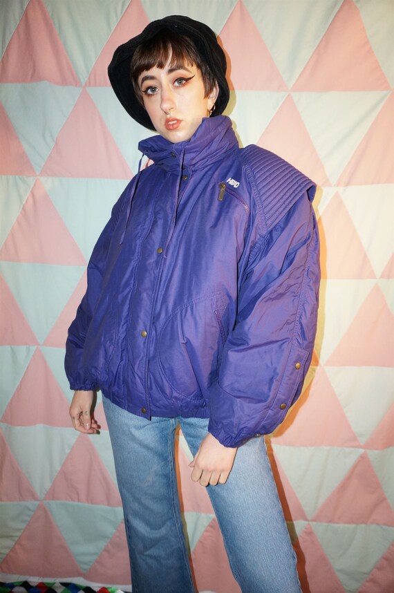Vintage 80s Head Purple Ski Puffer Jacket