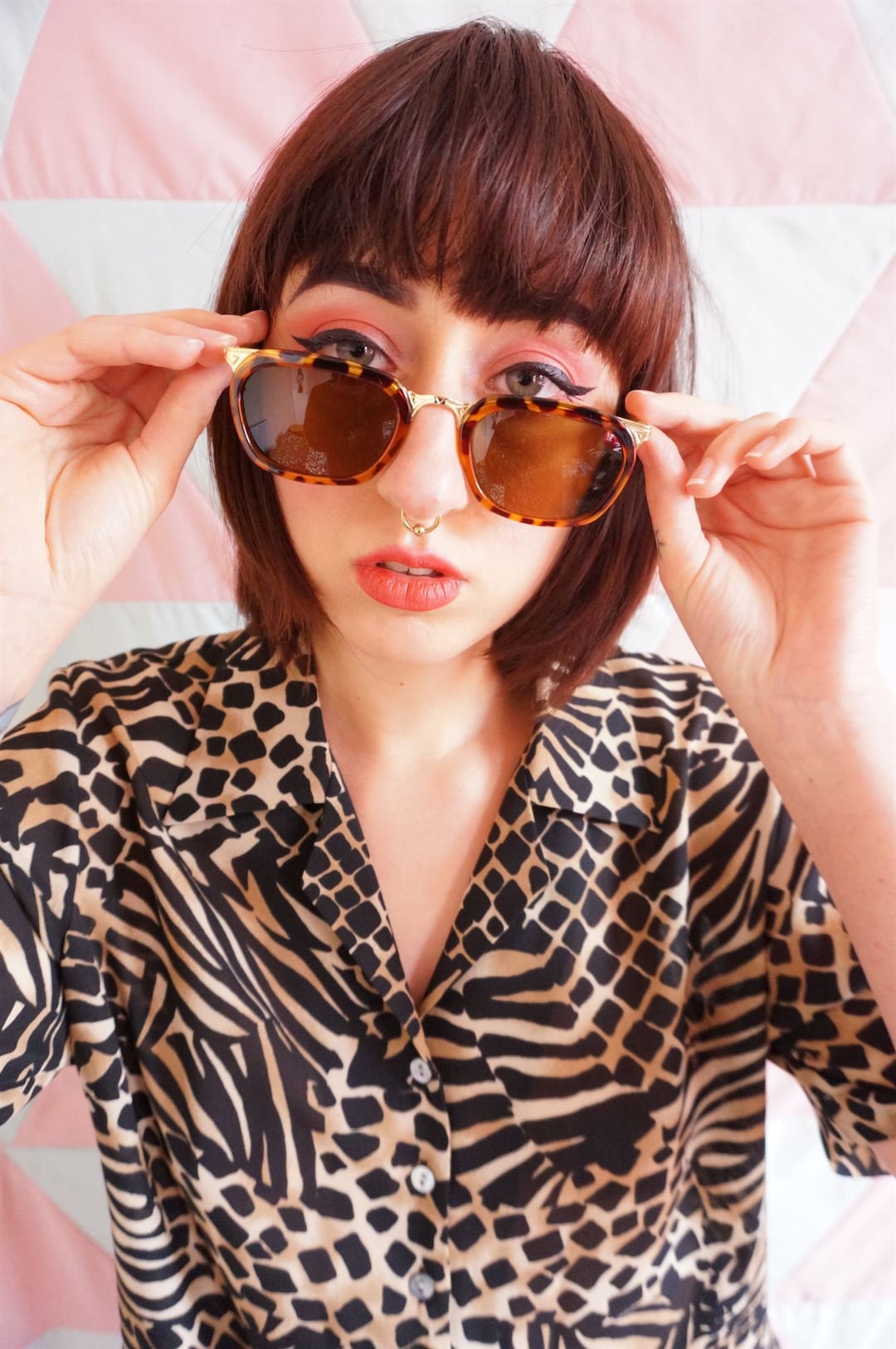 D&G Tortoiseshell Y2K Vintage Sunglasses oversized 90’s Dolce & Gabbana Truevintage Y2K Oversized Tortoiseshell  main image 2