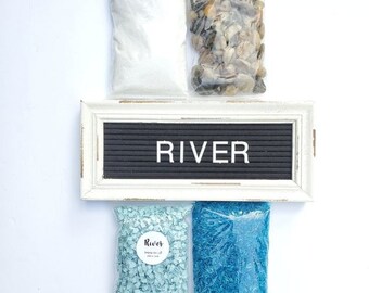 Sensory Bin | RIVER and LAKE | Blair Waldorf Toys, Montessori Materials