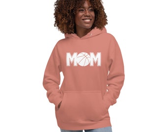 Maillot de basket-ball pour maman | Vêtements de sport, sweat-shirt à capuche unisexe