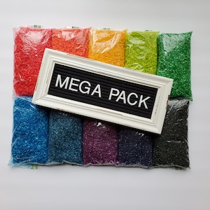 Rainbow Rice | 10 Color MEGA PACK | Montessori Materials, Sensory Play