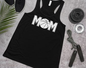 Top Selling T shirts | Basketball MOM Shirt | Women's Flowy Yoga Tank Top