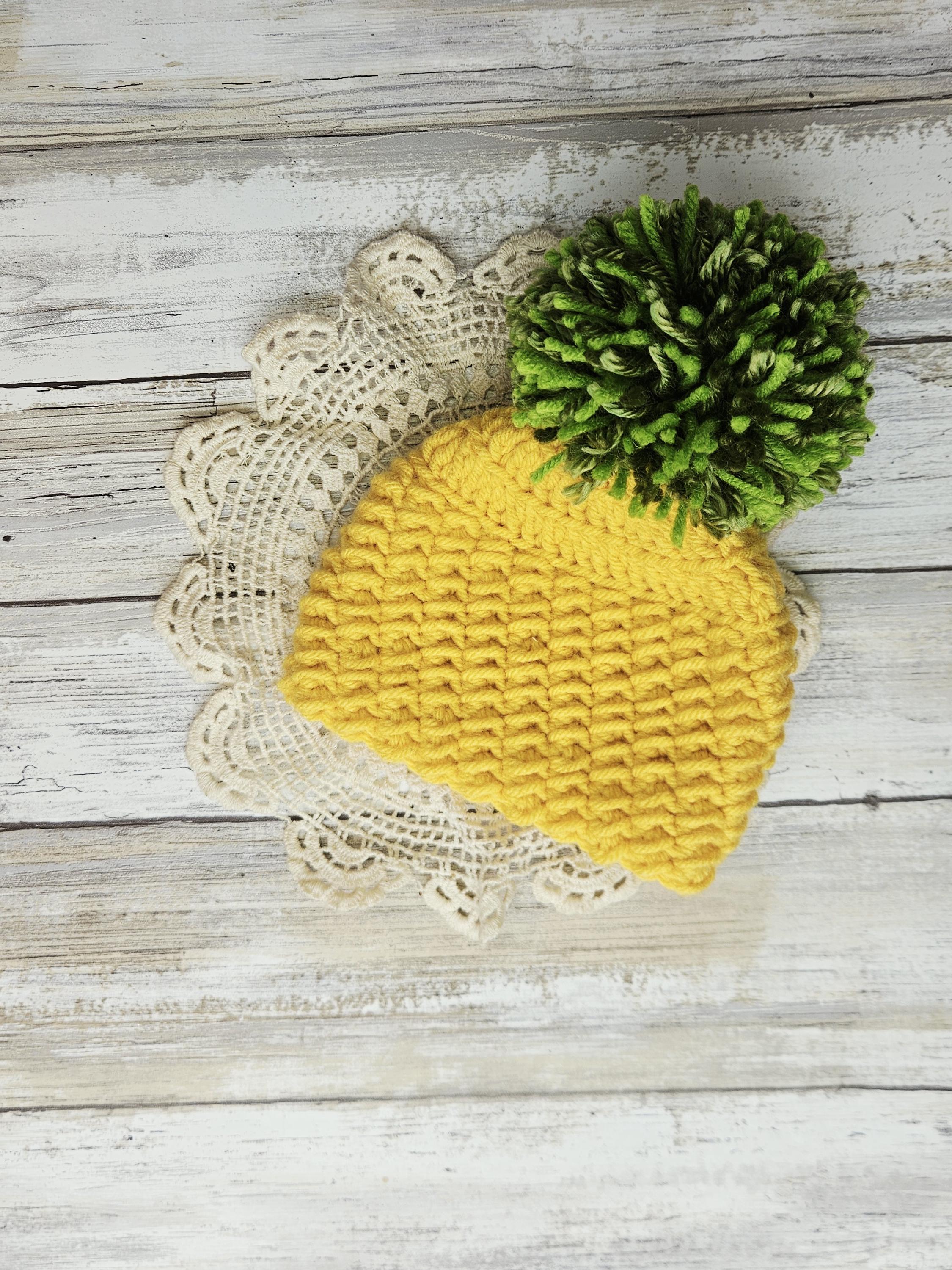 Pineapple Costume Newborn Outfit, Crochet Baby Costume, Baby Halloween Costume