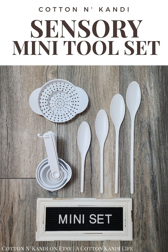 Sensory Bin Filler Tool Kit, Pour and Play, Touch Textures Kit, Themed Lesson Plan, Activity Tray