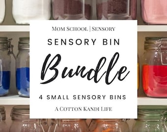 Sensory Bin | BUNDLES | Spring, Summer, Fall, Winter, Montessori Materials, Waldorf Toys, Stim Toy,