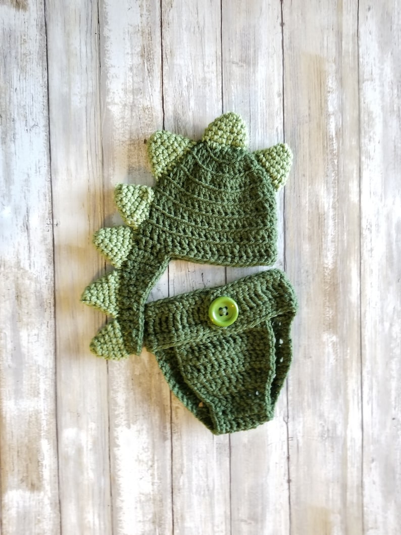 Baby Dinosaur Costume Newborn Dinosaur Outfit Crochet Baby Etsy
