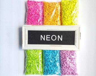 Sensory Bin | Neon Rainbow Sprinkles | Montessori Materials, Waldorf Toys