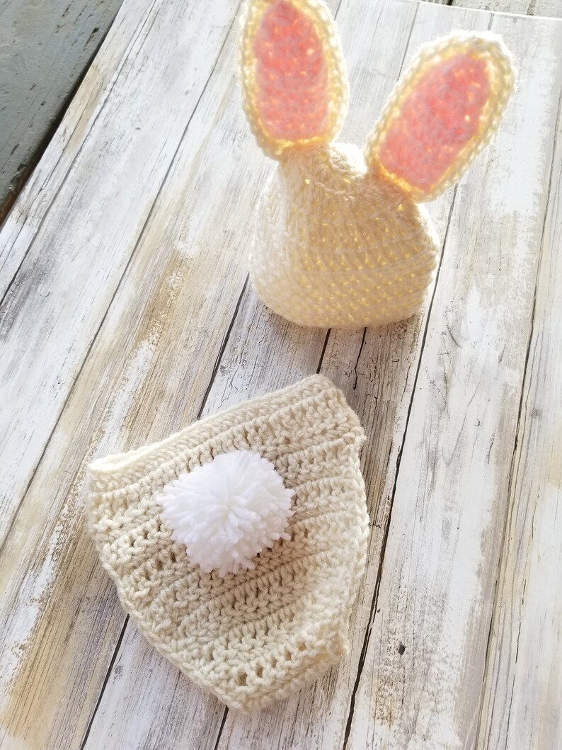 Newborn Bunny Outfit Baby Bunny Outfit Gender Reveal Etsy