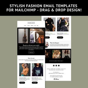 Email Newsletter Templates for Mailchimp, Email Marketing, Mailchimp Templates, Newsletter Templates, Email Design