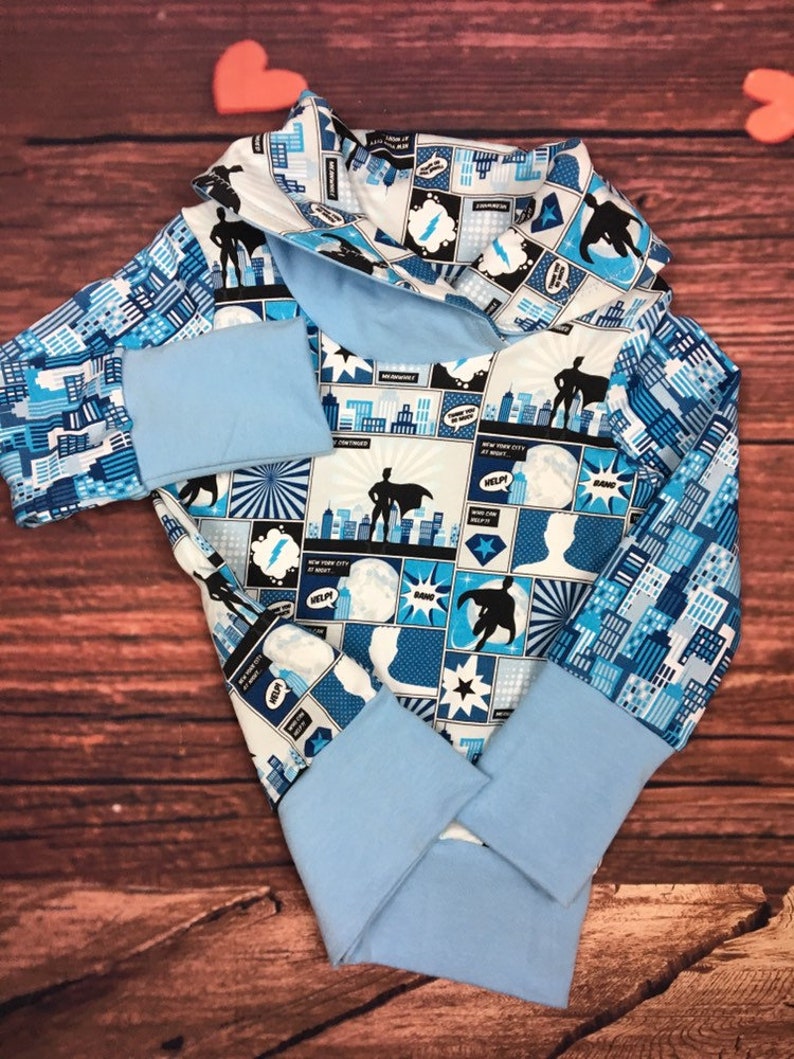 gift for girls toddler hoodie Grow with me hoodie,cowl neck sweater,cowl neck hoodie gift for boys,size 1-3 years