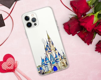 Cinderella Castle clear iPhone case