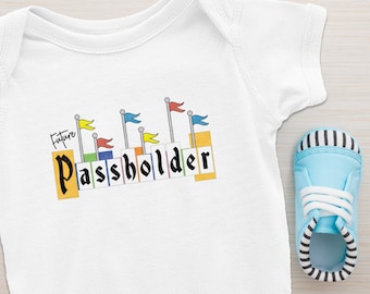 Future Passholder bodysuit | Disney baby shirt | Disney baby gift | Disney bodysuit | Infant shirt