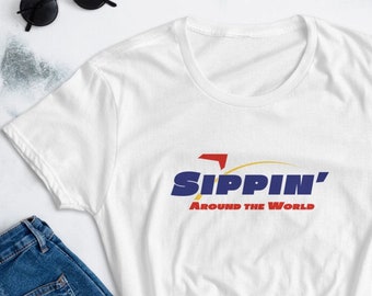 Sippin around the World LADIES tshirt | Epcot shirt | Soarin | drinking around the world | datw | Disney shirt