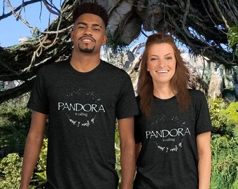 Pandora is Calling and I Must Go short sleeve tri-blend tee shirt | Unisex | Animal Kingdom shirt | Disney | Avatar | Disney World shirt