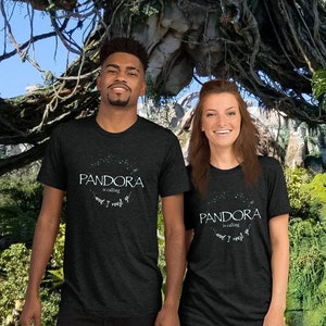 Pandora is Calling und I Must Go Kurzarm-Tri-Blend-T-Shirt | Unisex | Tierreich Shirt | Disney | Avatar | Disney World Shirt