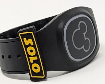 SOLO / SOLO TRAVELER /sliding pvc charm/ sleeve for use with Magic Bands | MagicBand fastener accessory