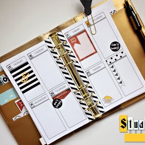 Printable Kate Inspired Weekly Planning Sticker Sheet for Use - Etsy