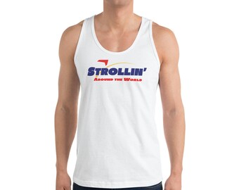 Strollin around the World unisex tank top | Epcot shirt | Soarin around the world | Disney shirt | strolling