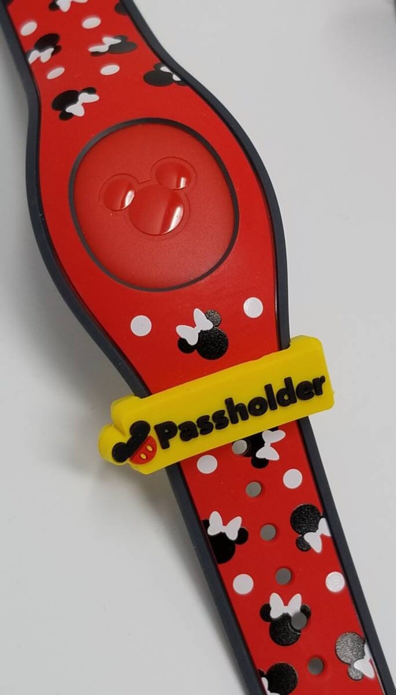 Passholder slider for use with Disney Magic Bands soft PVC Etsy