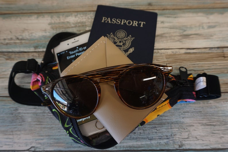 Travel Money Fanny Pack ~ Running Fanny Belt ~ Waist Pack ~ Bum Bag ~ Travel Money Belt ~ Music Belt ~ Concert Fanny Pack Belt
